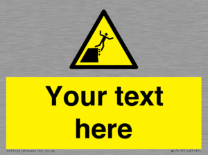 Custom Warning unstable cliff edge